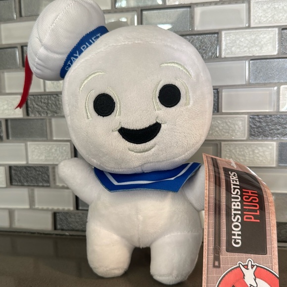 GHOSTBUSTERS Stay Puft Marshmallow Man Plush Doll Figure / 9โ / BRAND NEW - Picture 2 of 12